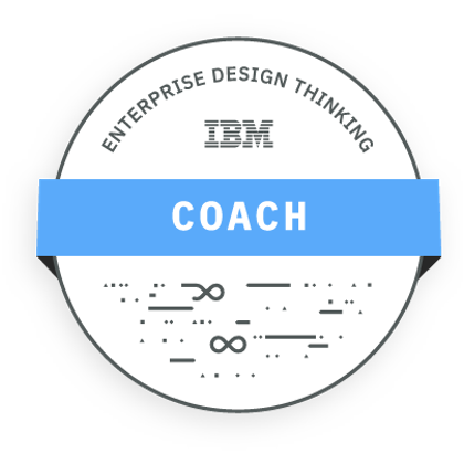 IBM Enterprise Design Thinking Coach badge