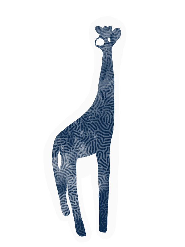 Blue Giraffe